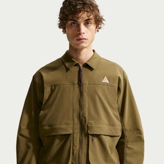 Nike Mens Nike ACG Smith Summit UV Jacket in Brown | HV0598-368