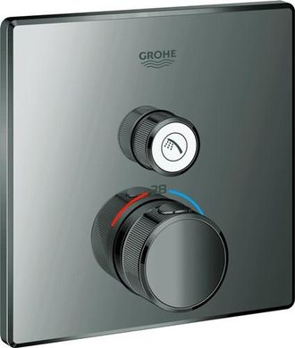 GROHE Termostato Grohtherm Smartcontrol Angular, 1 V&aacute;lvula De Cierre Grafito Duro Grohe