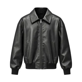 Dolce & Gabbana Giacca in pelle di vitello - - Jackets - Uomo - Nero - M