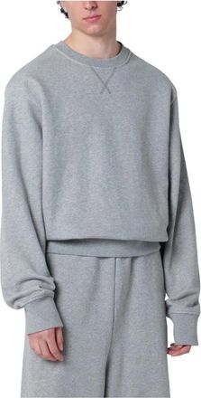 Entire studios Pod Crew - Heren - Sweatshirts - Grijs - M - Katoen - Hoodies & sweatvesten