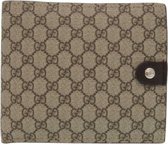 Gucci Brown Gg Supreme Wallet (Bi-Fold) (Pre-Owned)