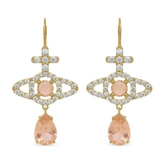 Vivienne Westwood Olympia CZ Druppelsieraden Oorbellen - Dames - Oorbellen - Veelkleurig - ONE Size - Accessoires