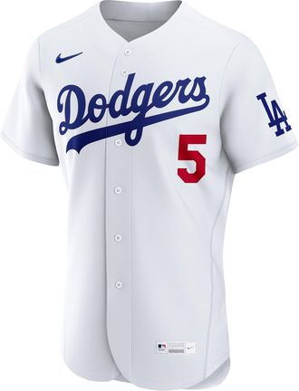 Nike Freddie Freeman Los Angeles Dodgers Nike Mens MLB Authentic Jersey in White | 8900LDHOLD9-2D6