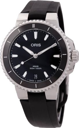 Oris Aquis Date Automatic Black Dial Ladies Watch 01 733 7792 4154-07 4 19 64FC