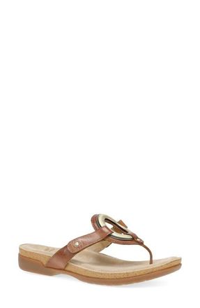 Dansko Rosalia Flip Flop in Toffee at Nordstrom, Size 11.5-12Us