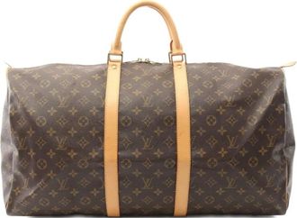 Louis Vuitton Borsa Keepall 55 con monogramma 2003 - Marrone