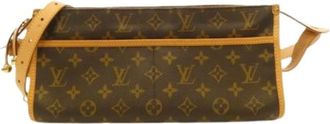 Louis Vuitton Pre-owned Cross Body Bags, female, Brown, Size: ONE SIZE Pre-owned Popincourt Long Shoulder Bag