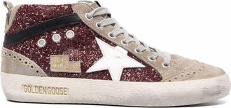 Golden Goose Mid-Top Sneakers with Silk