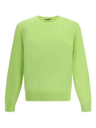 Tom Ford crew-neck cotton sweater - Verde