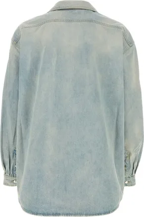 1989 STUDIO Cotton Denim Shirt - Blue
