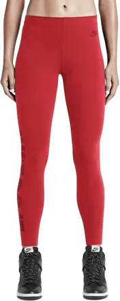 Nike Womens Just Do It Leggings In Light Crimpson/red