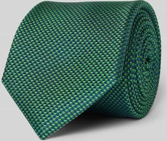 Monti Krawatte aus reiner Seide (7 cm) in Gruen, Gr&ouml;&szlig;e 7CM