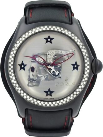 Corum Pre-owned Corum Corum Automatic Diamond Silver Dial Mens Watch 082.157.97