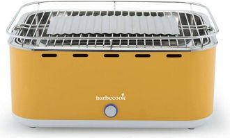 Barbecook barbecue a carbonella portatile da tavolo carlo giallo 38,5x28,5 cm