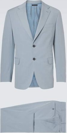 Brioni Trevi cotton and silk-blend suit