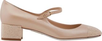 Rene Caovilla Kristen Crystal Embellished Pumps