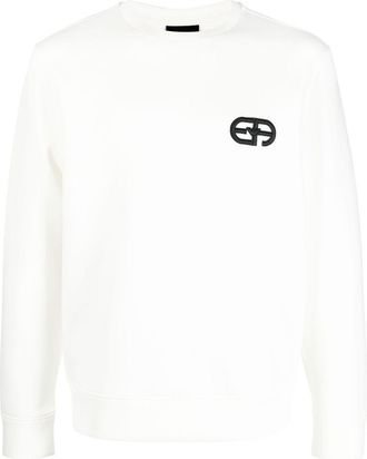 Emporio Armani Sudadera de algodón logo de Emporio Armani
