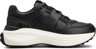 Tod's Zwarte Veterschoenen met Dikke Zool - Dames - Sneakers - Zwart - 35 EU - Schoenen