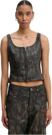 Gestuz Donna, Top, Nero, S, new