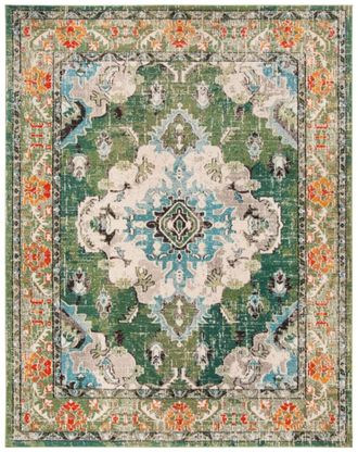 Safavieh Alfombra verde/azul 274 x 366 cm