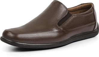 Opananken Mens Free Fly Leather Shoes - Casual and Stylish Design, 100% Genuine Leather, Air Latex Insole, Odor Control, Lightweight & Durable for All-Day Comfo