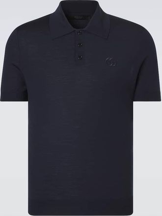 Gucci Polo in lana Double G