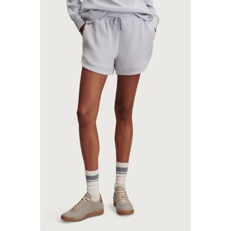 Varley Ollie High Waist Sweat Shorts in Xenon Blue at Nordstrom, Size X-Large