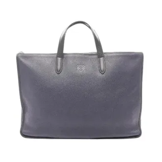 Loewe Pre-owned Tote Bags, male, Blue, Size: ONE SIZE Pre-owned Toledo Briefcase