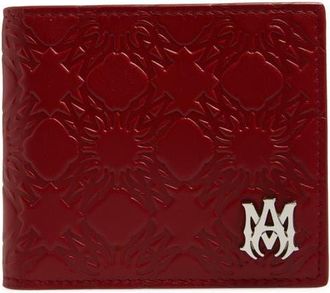 Amiri MA Quad Leather Bifold Wallet in Red Rose at Nordstrom