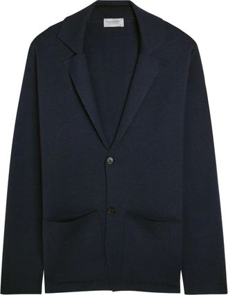 John Smedley button-up pocket cardigan - Blue