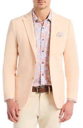 Robert Graham Rayburn Cotton Stretch Seersucker Sport Coat in Light Orange at Nordstrom Rack, Size 48