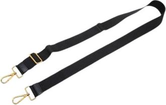 Prada Pre-owned Verstelbare Canvas Tasband - Dames - Vintage Accessoires - Zwart - ONE Size - Vintage