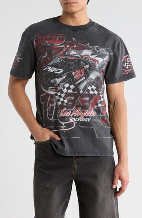PacSun Pro Tour Vintage Cotton Graphic T-Shirt in Black at Nordstrom, Size X-Large