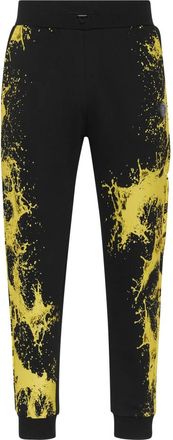 Plein Sport Joggingbroek Splash - Heren - Trainingsbroeken - Zwart - XL - Katoen - Fitness