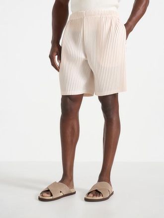 Mani&egrave;re De Voir Drew Pleated Shorts in Cream at Nordstrom, Size X-Small/small