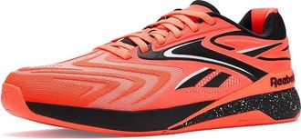 Reebok Nano X5 Edge Cross Training Shoes Flash Orange/Footwear White/Black : Mens 12.5 - Womens 14 Medium, Textile
