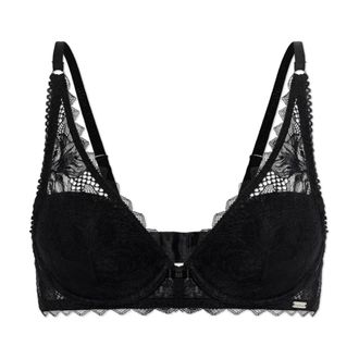 Emporio Armani Bras, female, Black, Size: 34C US Lace Bra