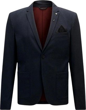 HUGO BOSS Hombre, Trajes, Azul, Talla: L