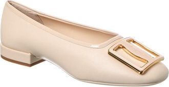 Ferragamo Ferragamo Myrna Leather Ballerina Flat