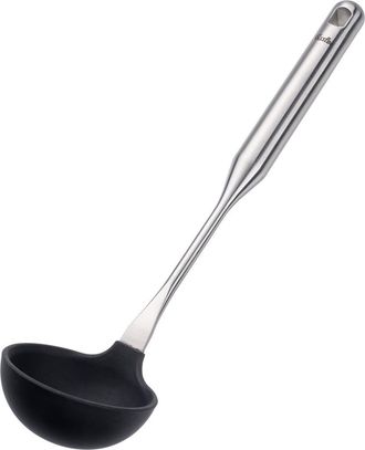 FISSLER Essential silicone ladle in Metallic Silver at Nordstrom