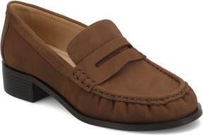 Journee Collection Danna Ruched Loafer in Brown at Nordstrom Rack, Size 6.5