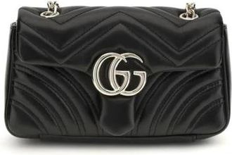 Gucci Bos Taurus Schoudertas - Dames - Schoudertassen - Zwart - ONE Size - Tassen