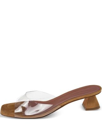 Amina Muaddi pre-owned 40mm Lupita sandals - Brown