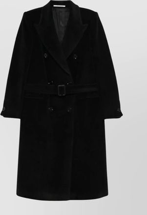 Tagliatore womens long double-breasted coat