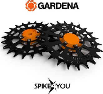 OEM Ruedas Para Robot Cortac&eacute;sped Gardena Live, Sileno City, Acero Inoxidable 3 Mm
