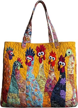 Generic Lightweight Quilted Tote, Animal Pattern Handbag, Purse Carrier with Sturdy Material, Fashion Bag with Spacious Interior, Women Accessories, Everyday 