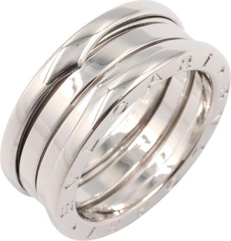Bulgari Silver Silver 925 Band Ring (Pre-Owned)