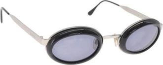 Chanel Pre-owned Accessories, female, Gray, Size: ONE SIZE Pre-owned Metal Sunglasses