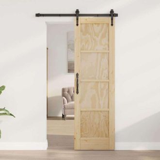 vidaXL Vidaxl - Puerta Interior Marr&oacute;n 61 X 198.5 Cm Madera Contrachapada