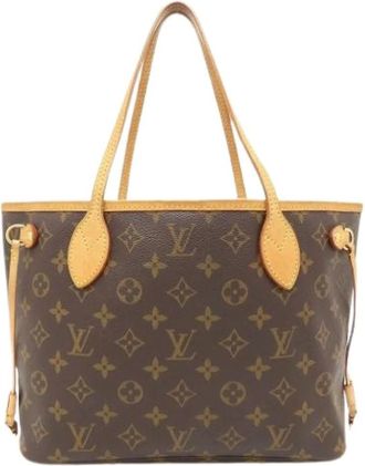 Louis Vuitton Pre-owned Tote Bags, female, Brown, Size: ONE SIZE Pre-owned Canvas Tote Bag